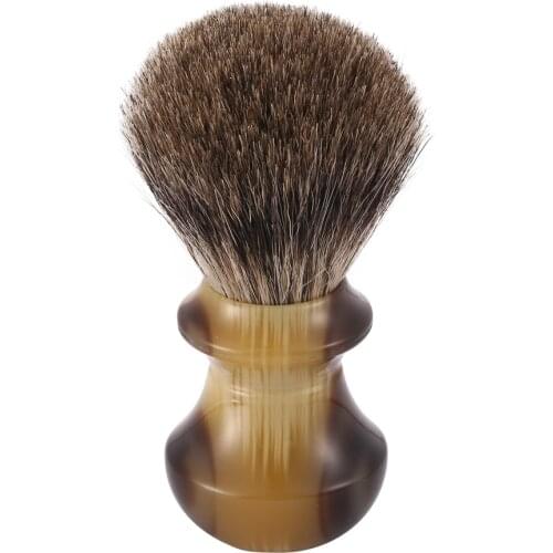 Pure Badger Hair Men Wet Shaving Brush 24mm Knot Barber Tools