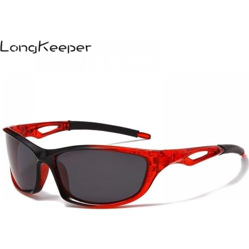 LongKeeper Fashion Polarized Sunglasses Men Vintage Driving Sun Glasses Male Sport Fishing Shades Eyewear UV400 Protection