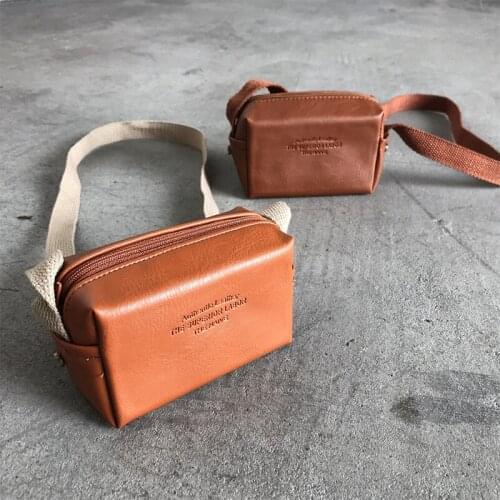 New Baby Girls Mini Messenger Bags Solid Color Kids Cartoon Coin Purses Cute Princess Handbags Small Square Bag