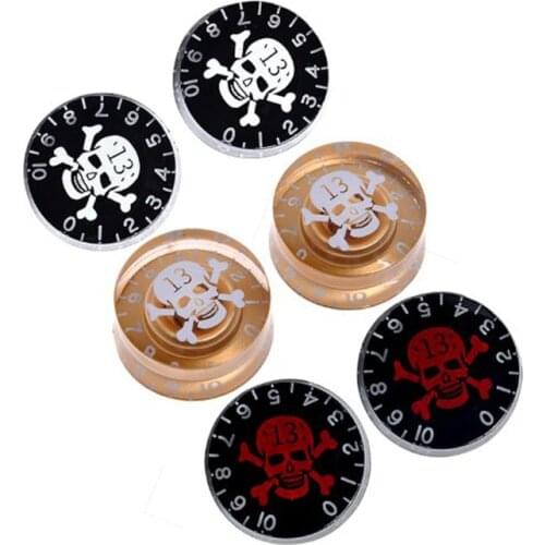 1pcs Skull Head Electric Guitar Knob Tone Volume Control for Guitar Replacement - Price for 1 piece