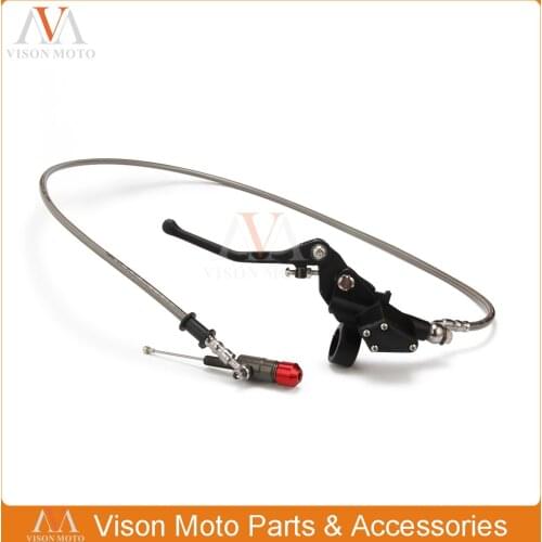 1200mm Black Hydraulic Clutch Lever Master Cylinder For 125-250cc Vertical Engine Offroad Motorcycle Pit Dirt Bike