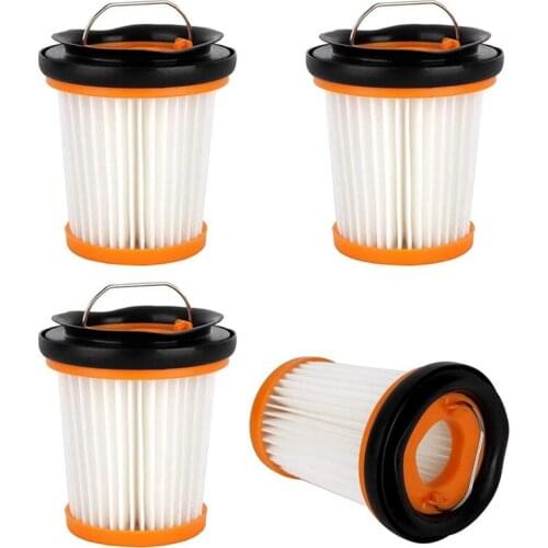 4Pack Replacement Fabric Vacuum Cleaner Filter for Shark ION W1 S87 Cordless Handheld Vacuum WV200 Compare to Part