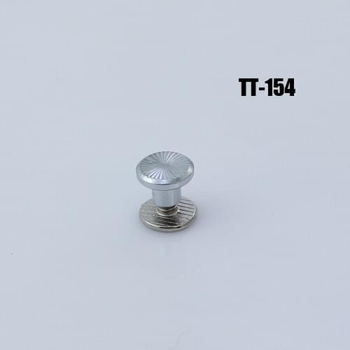 50pc SCREWBACK SPIKE TT-154 leathercraft Chrome