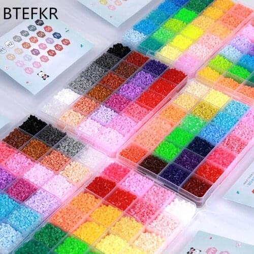 72000 Pieces/Set 2.6mm Hama Beads Educational Toys for Children Gift Brinquedos 72 Colors 3D Puzzle Perler Beads Toy Juguetes