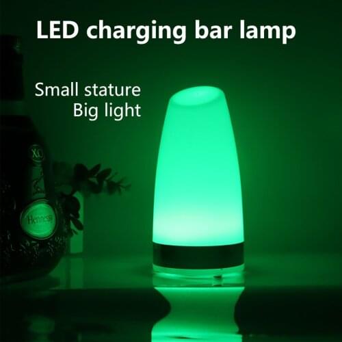 New 4Color Bar Table Lamp Waterproof RGB LED Night Lights Rechargeable Indoor Outdoor Home Garden Bar KTV Dining Table Lamp