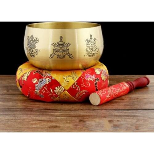 Buddha bowlBuddhist temple sed copper bowl copper exhausted alms bowl celebrate singing bowti betan singing bowll