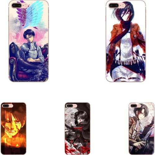 Thin TPU Cell Black Rubber Attack On Titan Wings Of Freedom Anim For Xiaomi Mi A1 A2 A3 CC9 CC9E 9T mi10 mi9 mi8 pro lite SE