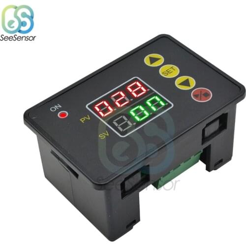 T2310 220V 24V 12V Digital Time Controller Cycle Timer Delay Relay Module Dual LED Display Timing Relay Switch
