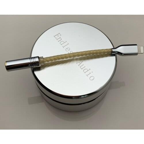 Apple Lighting decoding gold and silver alloy wire, turn 2.5 3.5 4.4