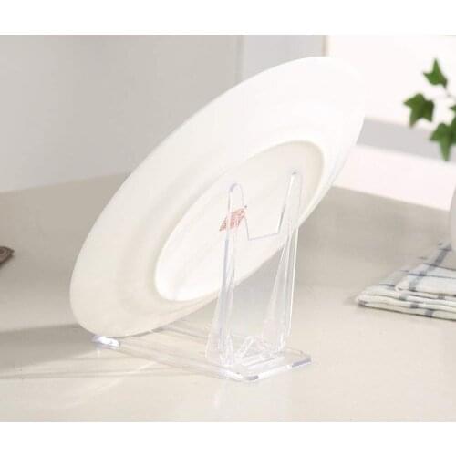 Two Part Adjustable Clear Acrylic Plastic Display Stand Easel