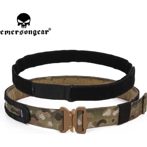 Emersongear 1.75inch One-pcs MOLLE Combat Belt Tactical Gear Hunting Outdoor Duty Daily Life Airsoft Accessory