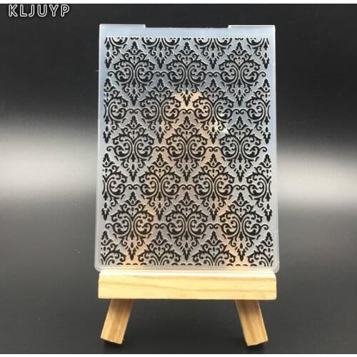 KLJUYP Flouish Plastic Embossing Folders for DIY Scrapbooking Paper Craft/Card Making Decoration Supplies