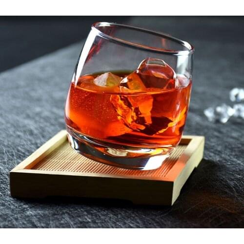 Creative Shake Whisky Rocking Glass Does Not Fall Tumbler Glass Brandy Wine Mug Beer Glasses Drinking Beer cup