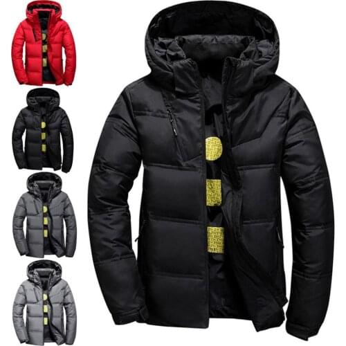 Trendy Elegant Winter Coat Jacket Men Quality Thermal Thick Coat Parka Male Warm Outwear Down Jacket Coat Christmas Gift Men