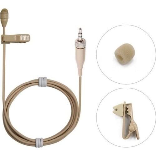 Bolymic Nude Lapel Mikes Lavalier Microphone for Sennheiser G3 EW100 uhf Wireless System