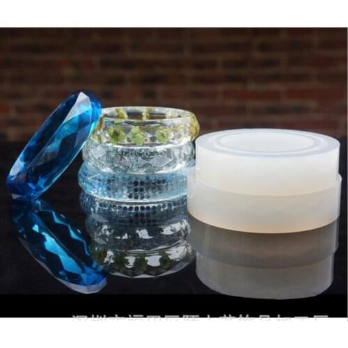 New Silicone Diamond - shaped surface bracelet Mould DIY Resin Bracelet Jewellery Mold resin molds for jewelry Free Shipping