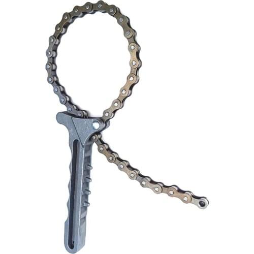 NEW Adjustable Car Engine Oil Filter Chain Grip Key Wrench Remover Tools Car Repair Tools