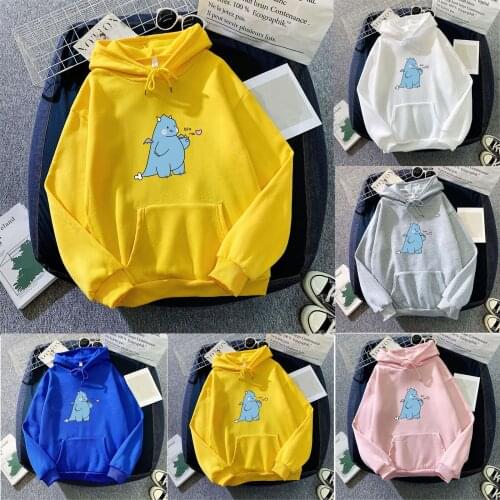 Cartoon Print Casual Hoodies Long Sleeve Hooded Loose Women Sweatshirts Korean Fashion Women Sweatshirts Hoodie толстовка