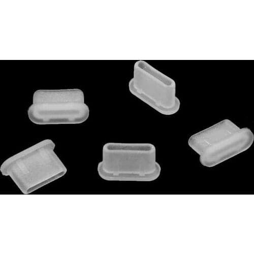 Durable 5pcs Dustproof Cover Fashionable Cap Jack Charger Plug Type-C Port Anti-dust For Mobile Phone