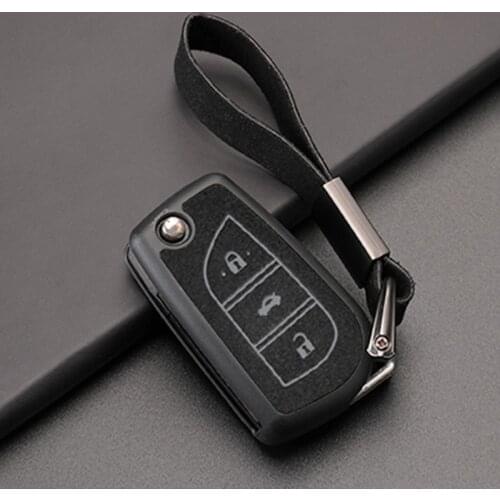 Durable tough Fashion Remote Car Key Holder Full Cover Case For Toyota Hilux Revo Innova Rav4 Fortuner TPU keyring Accessories
