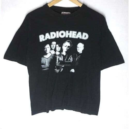 Rare Design Vintage Band Radiohead Big Image T shirt 90s