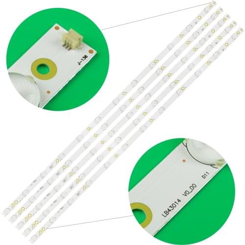 LED Backlight 12 Lamp strip For Phi lips 43"TV LB43014 V0_00 TPT430U3 EQLSJA.G 43PUS6501 43PUS6101 43PUS6201 43PUS7202 43PUH6101