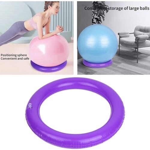 Gym Yoga Ball Base Anti Slip Explosion Proof PVC Pilates Round Exercise Thickened Stable Home Fitness Balance Fixed Ring -40