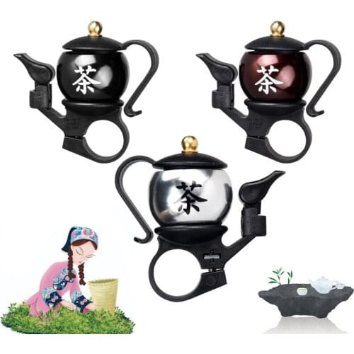 Bicycle teapot bell personality children car bell high decibel cute folding bike mountain bike horn