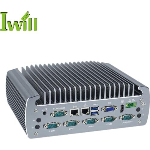 Embedded computing internet cafe computers i5 6200u dual core 2 lan fanless industrial mini pc External SIM card slot