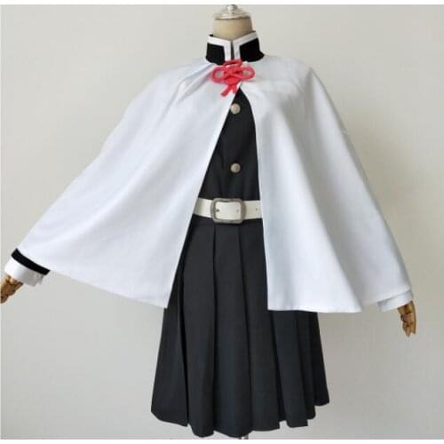 Anmie Demon Slayer Kimetsu no Yaiba Tsuyuri Kanawo Battle Suit Team Uniform Cosplay Costume For Women Party Halloween Performanc