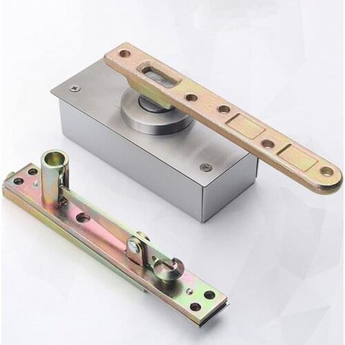1Set 60-120KG Door Pivot Rotary Door Hinge Door Pivot Hinge 90/180 Degree Positioning Pivot Stainless Steel Furniture Hardware