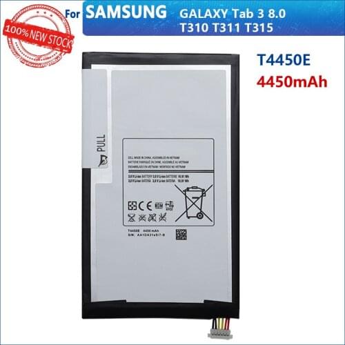 100% Genuine T4450E Battery For Samsung GALAXY Tab 3 8.0 T310 T311 T315 4450mAh Tablet High Quality New In Stock Batteries