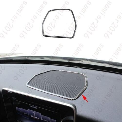 100% Carbon Fiber Front Console Speaker Cover Trim For Benz GLC Class X205 16-17