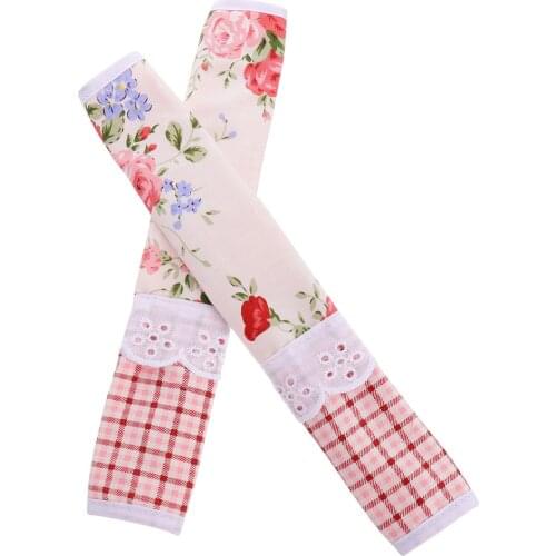 2Pcs Door Handle Covers Cloth Handle Cover Refrigerator Fridge Handle Covers Handle Protector Oven Handle Covers