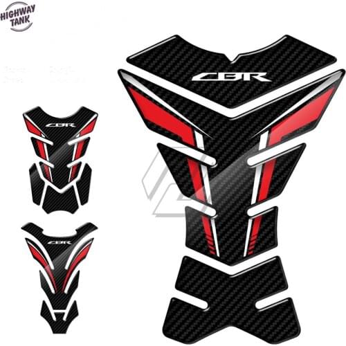 3D Carbon-look Motorcycle Tank Pad Protector Case for Honda CBR 250RR 600RR 900RR 1000RR 650F 1100XX Fireblade