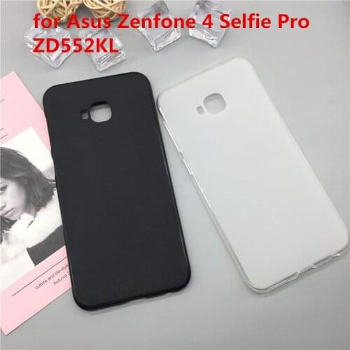Original TPU Phone Case Covers for Asus Zenfone 4 Selfie Pro ZD552KL Matte Soft Silicone Back Cover Cases Capa Funda Para