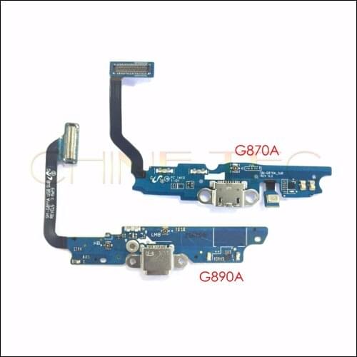 For Samsung Galaxy S5 Active G870A S6 Active G890 G890A USB Charger Dock Charging Port Connector Flex With Microfone