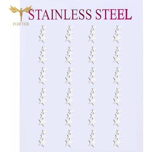 Sweet Girl Three Star Stud Earrings Stainless Steel Multicolor Choice Romantic Popular Star Ear Jewelry Set boucle oreille femme