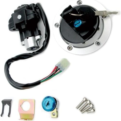 1 Set Motorcycle Ignition Key Switch Seat Lock Fuel Tank Gas Cap Cover For Suzuki GS500 RGV250 GSF1200 Bandit TL1000R GSXR1000