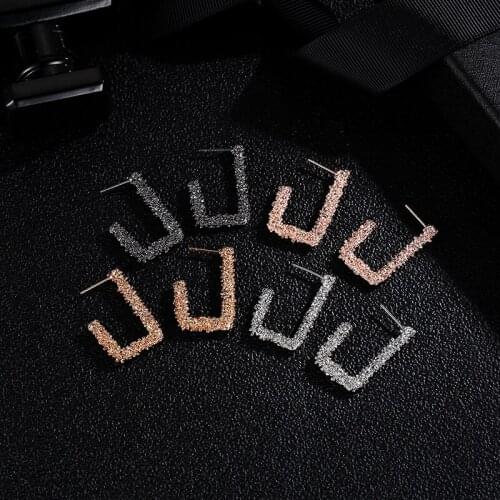 Fashion Statement Earrings Metal Geometric Earrings For Women Hanging Dangle Earrings Drop Earing Bohemian Wedding Party Jewely