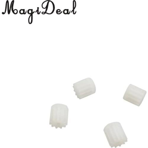 MagiDeal 4 Pieces 11 Tooth Motor Gear for Hubsan H502S H502E U818A F181 H12C RC Quadcopter Drone Parts 1cm