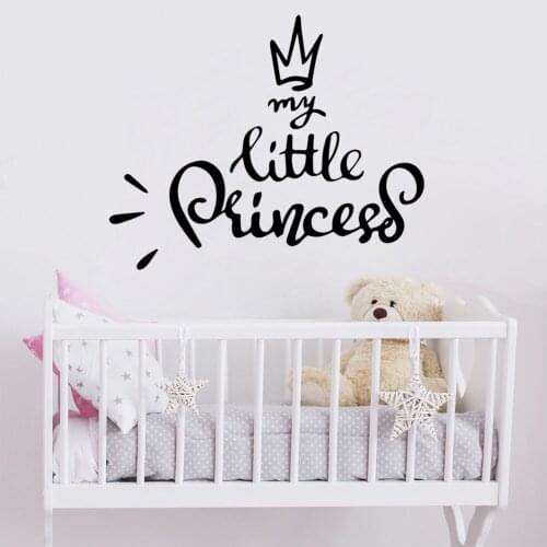 Cartoon my little plincess Vinyl Kitchen Wall Stickers Wallpaper For Kids Room Living Room Home Decor Waterproof Wall Art Decal