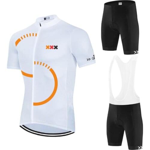 2021 New Summer Pro Cycling Jersey Set Breathable Team Racing Sport Bicycle Jersey Mens Cycling Clothing Short Bike Jersey