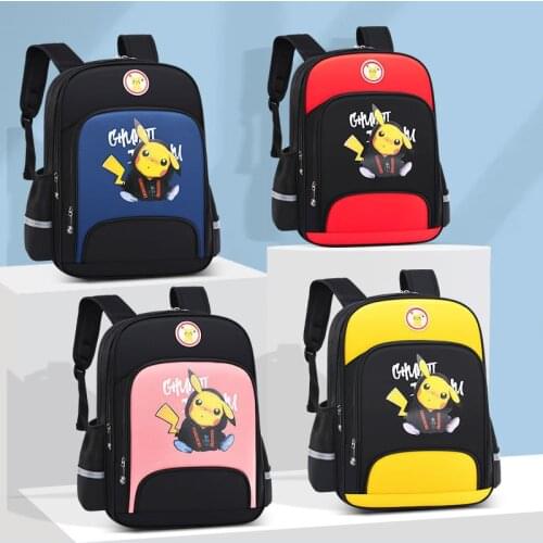 New Pokemon Backpacks Pikachu Schoolbag Canvas Students Backpack Cute Shoulders Bag Pocket Pokemon Go Haunter Travel Bag