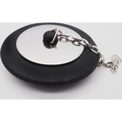 YYSD Rubber Choke Bathtub Drain Stopper with Chain Bath Plug Drain Tub Stopper for Home and Hotel 1PC