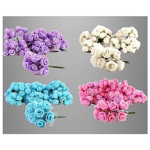 Rose Latex Organzeli And Bright (144Adet) decoration artificial flower искусственный цветок