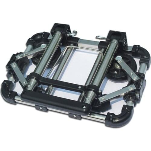 Full folding stainless steel luggage car Bearing capacity 30kg luggage Easy to carry trolley suitcase Schoolbags shopping carts