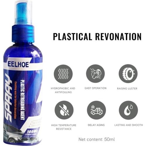 Car Coating Agent Anti Scratch Hydrophobic Polish Nano Coating Agent for Fog-Free Deep Shine Slick Surface Spray Wax Cleaning