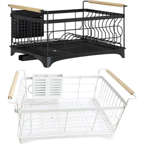 Cookware Drying Rack Stainless Steel Cutlery Storage Box Drain Rack Kitchen Accessories Household Dish Rack Countertop Decor