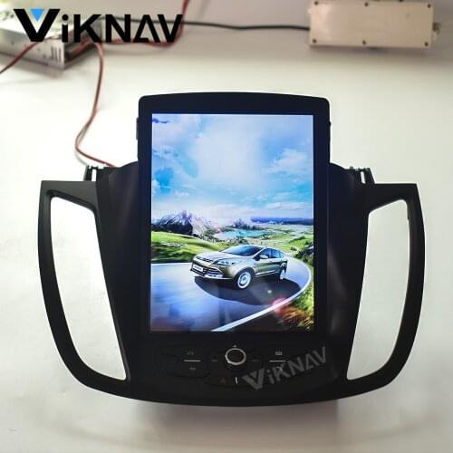 Vertical screen For ford kuga escape 2013 2014 2015 2016 2017 2018 car autoradio tesla GPS navi vertical DVD player stereo